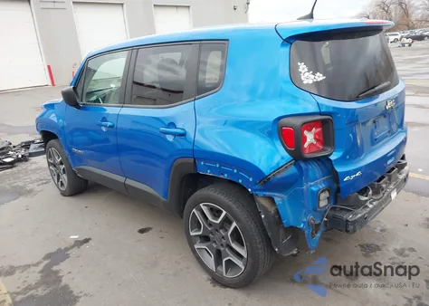 2020 Jeep Renegade Jeepster 4X4 z USA, uszkodzony, nr VIN ZACNJBAB6LPL87244